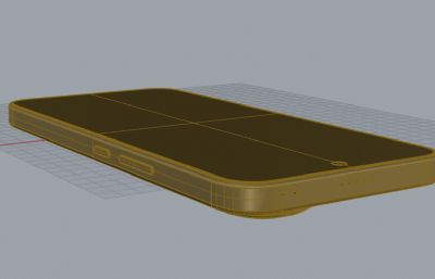 荣耀400 Pro手机3D模型