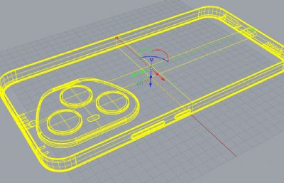荣耀400 Pro手机3D模型