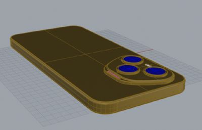 荣耀400 Pro手机3D模型