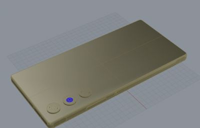 红魔10air手机外观模型