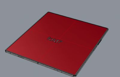 samsung三星fold 7折叠屏手机外观模型