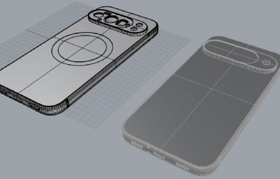 谷歌pixel 10-10pro手机外观模型