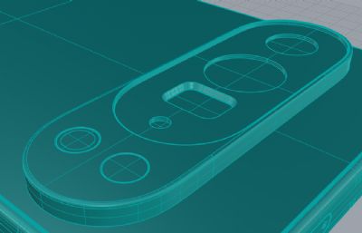 谷歌 Pixel 10 pro xl手机外观模型