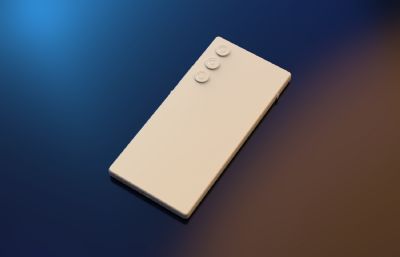 红魔10air手机外观模型