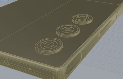红魔10air手机外观模型