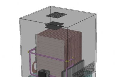 solidworks水冷散热器