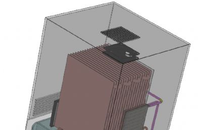 solidworks水冷散热器