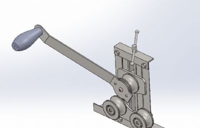 solidworks手动弯管机
