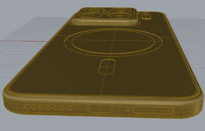 小米 15s pro手机外观rhino模型