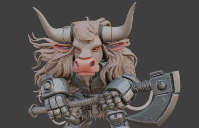 愤怒的牛魔战士