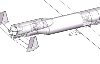 飞潜器solidworks模型