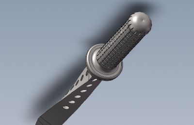 三棱军刺solidworks模型