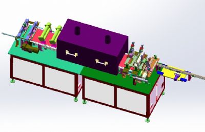 solidworks侧面点胶机