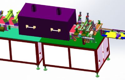 solidworks侧面点胶机