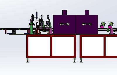 solidworks侧面点胶机