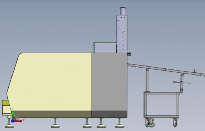 PP裁切机solidworks模型