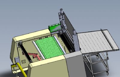 PP裁切机solidworks模型