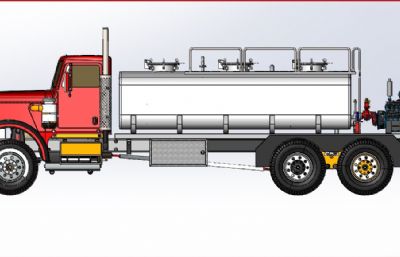 泡沫消防卡车