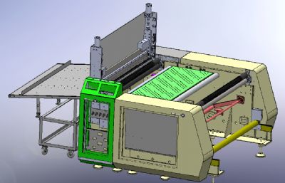 PP裁切机solidworks模型