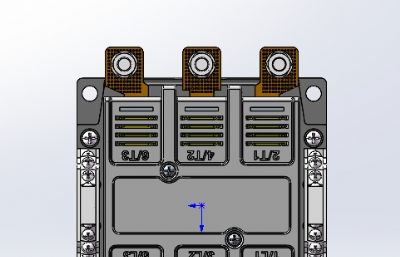CJ20-160交流接触器三维模型