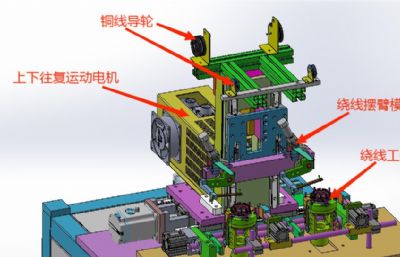 双工位水泵定子绕线机