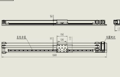伺服同步带传动滑台模组