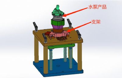 新能源汽车水泵橡胶环支架压装设备