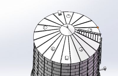 立筒仓solidworks模型