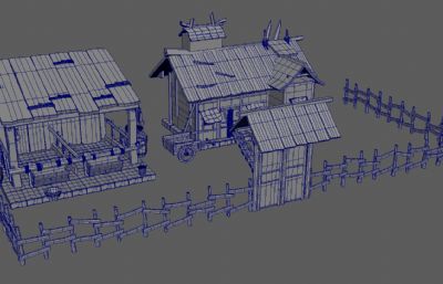 maya小屋,古时农家小院房屋