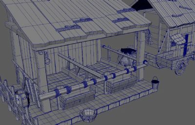 maya小屋,古时农家小院房屋