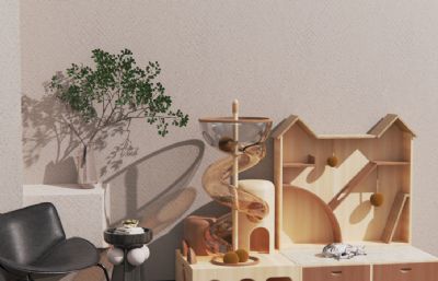 宠物屋,宠物玩具架,宠物用品