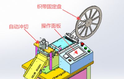编织带自动裁断机