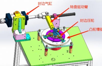 滤清器金属壳封边机