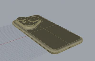 华为Pura 80 Pro手机3D模型