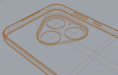 华为Pura 80手机3D模型