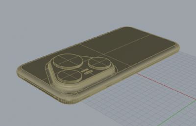 华为Pura 80 Pro手机3D模型