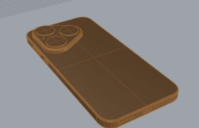 华为Pura 80手机3D模型