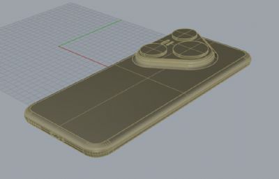 华为Pura 80 Pro手机3D模型