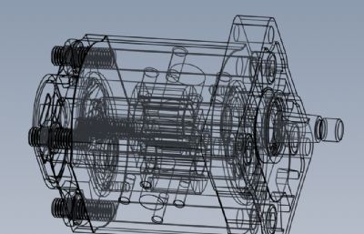 齿轮泵solidworks2024模型