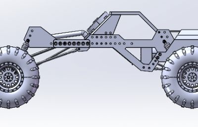 自制低重心遥控车