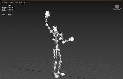 写实版千手柱间 搞笑人物挥手动作 塌陷模型