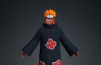 川普版天道佩恩 搞笑人物 塌陷模型