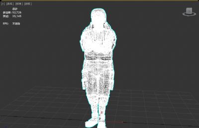 写实版千手柱间 搞笑人物挥手动作 塌陷模型