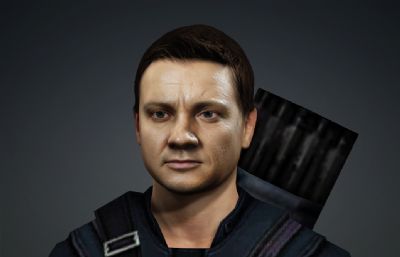 鹰眼-复仇者联盟超级英雄 游戏人物聊天动画