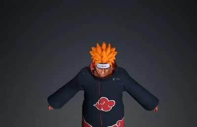 川普版天道佩恩 搞笑人物 塌陷模型