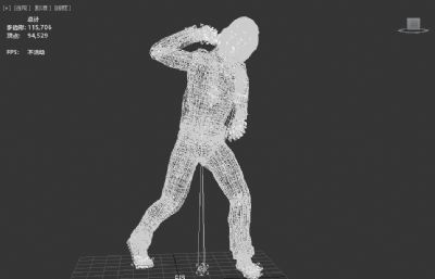 漫威x战警：逆转未来 天启中的快银次世代写实模型 有绑定和街舞动画
