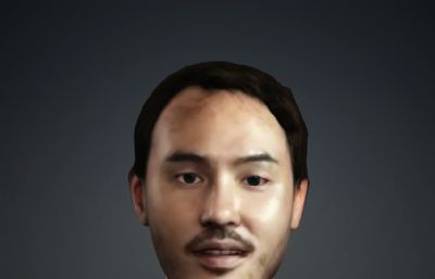 《周处除三害》陈桂林3D模型,有绑定和走路动画