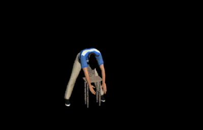 闪电五连鞭主人公马老师跳舞max模型