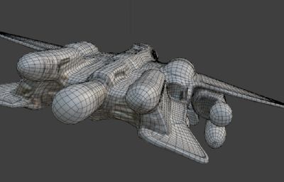 未来科幻概念军事战斗机,可用于游戏,军事