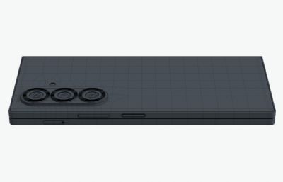 三星galaxy Z Fold 7手机C4D模型